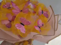 Букет из ярких бабочек с подсветкой, фотография 8