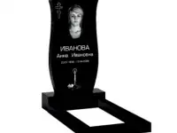 Памятник из гранита вертикальный одинарный A-42 от 1300 руб. Вороново и рн