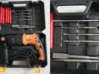 Ударный перфоратор Razz RH-780KR (с кейсом и сверлами)