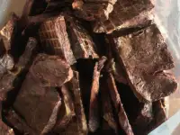 Лёгкое говяжье натуральное сушёное для животных.