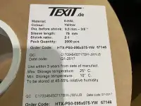 Комплект термоусадочных маркеров TEXIT идеальное состояние