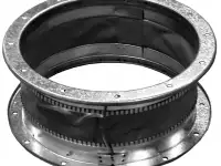Вставка мягкая гибкая круглая D 15-1250 мм, Марк.: FC6; FС10; ГВК; EPDM, L 150-240 мм