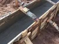 Бетонные работы, Устройство фундамента., фотография 4