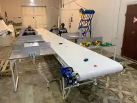 Конвейер для пищевого производства со столами, фотография 3
