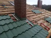ФАЛЬЦЕВАЯ КРОВЛЯ, КРОВЕЛЬНЫЕ РАБОТЫ, КРОВЛЯ, фотография 4