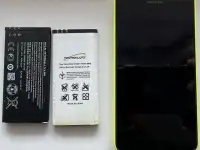 Nokia lumia 630 dual sim (нерабочий)  аккумуляторы (рабочие). 10 руб.