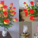 Искусственные цветы,головки и стебли(самые низкие цены), фотография 3