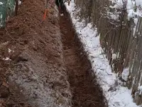 Копка траншей, колодцев и др. в ручную