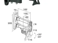 Кронштейн для жк телевизора (для lcd) brateck lda02-113
