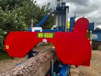 Пилорама ленточная МВ(МГ/МG)6500 ГИДРАВЛИЧЕСКАЯ, цепной или винтовой подъем, фотография 6
