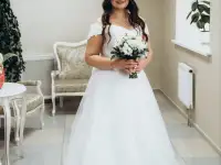Шикарное свадебное платье, фотография 3
