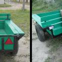 Новый самодельный мотоблок с прицепом, плугом, пахотными колесами., фотография 4