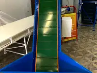 Наклонный конвейер для транспортировки резиновой стружки, фотография 2