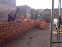 Кладка Блоков-кирпича, фотография 5