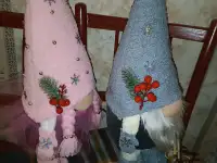 Hand-made пара лесные гномы 53 см муж и жена, фотография 5