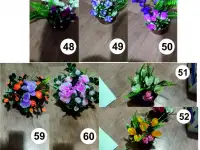 Композиции из искусственных цветов., фотография 4