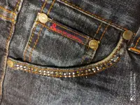 Юбка D@G DOLCE GABANO Италия. Размер SIZE:30. Талия (полуобхват) - 41 см,   длина - 34., фотография 8