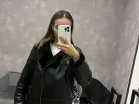 Дубленка кожаная женская, фотография 2