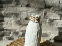 Ваза стеклянная, декорированная, ручная работа, фотография 6