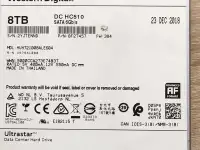 Жёсткий диск WD Ultrastar DC HC510 8TB, фотография 3