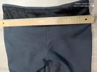 Брюки дамские EXCLUSIVE с оригинальным декором (бант на поясе) размер  42-44/2-5 тёмно-серого цвета., фотография 7