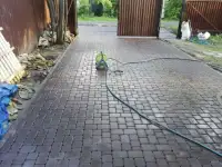 Кладка тротуарной плитки, бортов, фотография 5