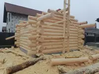 Рубка и сборка срубов