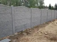 Заборы бетонные, установка и демонтаж
