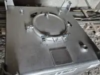 Емкость нерж 1000 л, с опорами под погрузчик, фотография 4