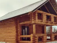 Участок со срубами дома и бани 30мин от Минска в деревне!
