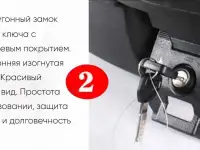 Багажник-кофр для мотоцикла AVM 698, фотография 3