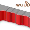 Изготовление радиусных фасадов из МДФ Woodexpert