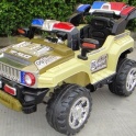 Детский электромобиль JEEP AUTO полицейский внедорожник., фотография 3
