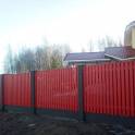Заборы из металлоштакетника, фотография 2