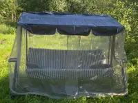 Качели садовые 170x110x150 Sundays Garden синие маскитка