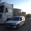 Сопровождение негабаритных и тяжеловесных грузов автомобилями прикрытия 