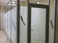 Тонировка офисных перегородок матовыми пленками., фотография 10