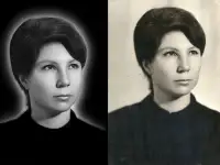 Ретушь фото на памятник или медальон, фотография 11