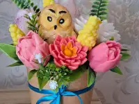 Букеты из мыльных цветов, фотография 10