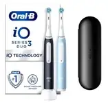 Комплект зубных щеток oral-b io series 3 (черный/голубой)