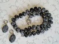 Бусы  серьги из гагата, фотография 10