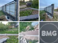 Заборы, ворота, фундаменты, бордюры, плитка, фотография 4