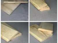 Вагонка, срощенный брусок, имитация бруса, полок, плинтус, погонажные изделия, фотография 6