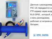 Автономный ультразвуковой расходомер РУС-1 А  для учета сточных  вод от НПО Наука, фотография 2