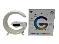 Умная колонка часы радио будильник Bluetooth зарядное устройство, фотография 7