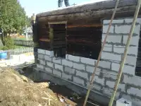Поднятие деревянных домов,бань, вагоннчиков. Замена фундамента. Замена венцов дома., фотография 5