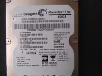 HDD Seagate 2.5 500 гб.