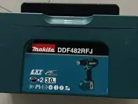 Дрель-шуруповерт Makita DDF482RFJ 2акб, ЗУ, кейс