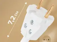 Вилка разборная 6А 220V ремонт техники, фотография 2