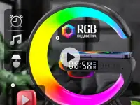 Умная колонка часы радио будильник Bluetooth зарядное устройство, фотография 4